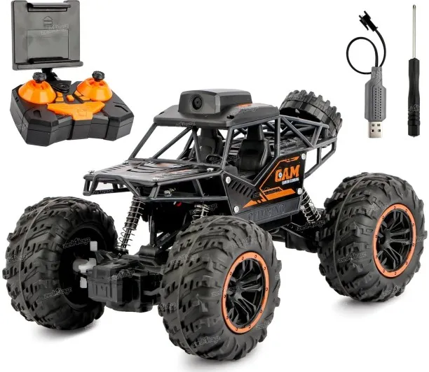 CAM Remote Control Car Toy for Boys 2.4Ghz with Camera USB Rechargeable Kids Toy Cars for Boys & Gi…