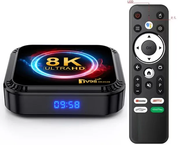 happyfun TV box, TV98 RK3528 smart TV box (using RK3258 quad-core 64-bit ARM Cortex-A53 architectur…