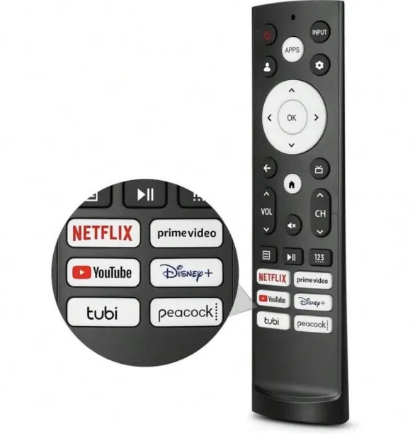 ERF3M90H New Upgrade Replacement Smart TV Hisense, UHD 4K, ULED TVs Remote Controller