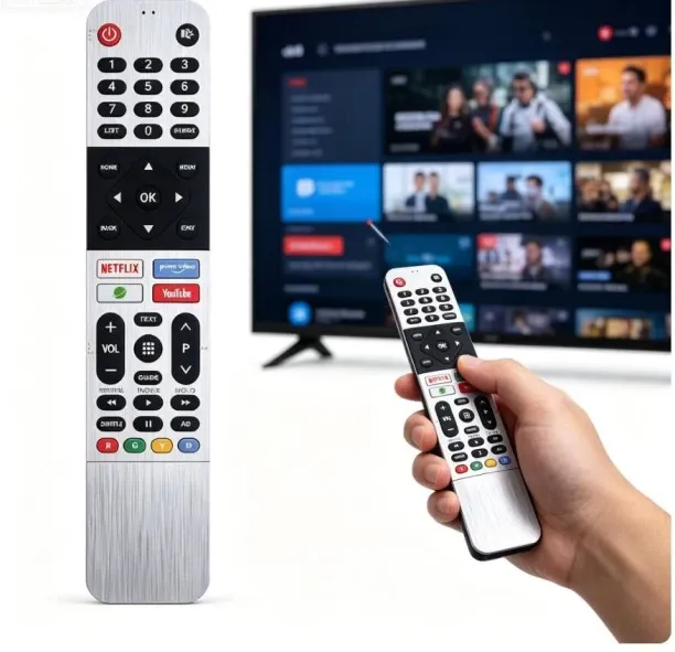 wooden horse TV remote control Suitable for TV Bluetooth voice 43U20 remote control Bluetooth voice…