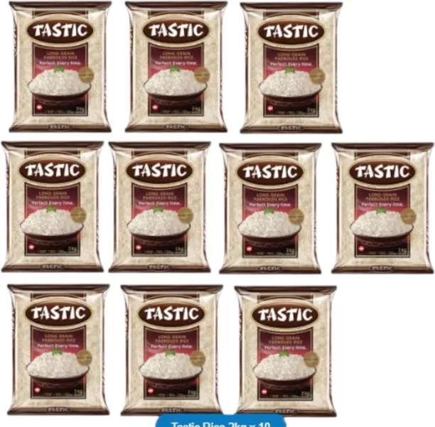 Tastic Rice White, Yellow Raw Rice (Parboiled)