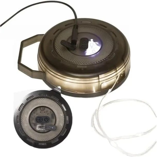 WEIWEISTORE Outdoor String Lights, 2 in 1 Rechargeable Outdoor String Lights with 6 Lighting Modes,…