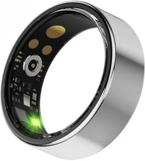 Flycross Silicone Crystal Chain Ring-single Finger