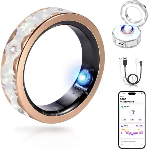 Jielun Alloy NA Zirconia Titanium Plated Ring