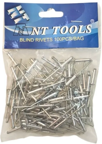 NT TOOLS Aluminium Pop Rivets 3.2x12mm (100pcs) Aluminium Rivet