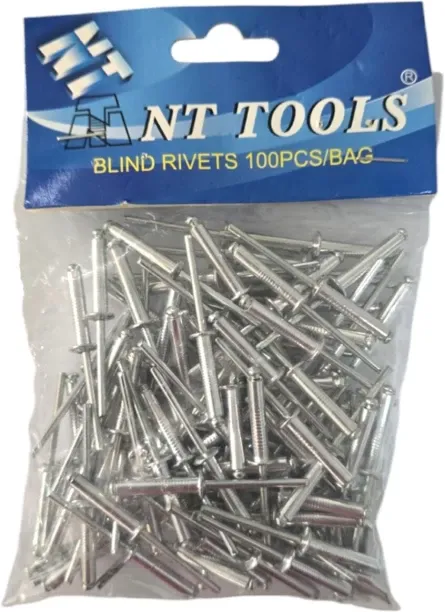 NT TOOLS Aluminium Pop Rivets 4.0x18mm (100pcs) Aluminium Rivet
