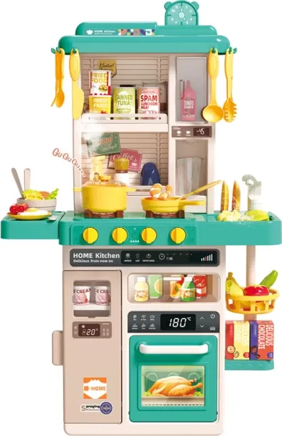 X-HOME Green Kitchen Play Set Role Play Toy