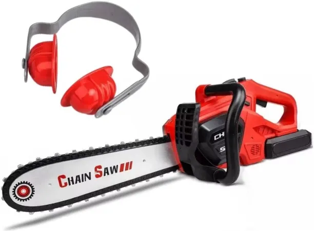 Teeto Toys Super Tool Series - Electric Chain Saw with Lights & Sound - Toys for Boys Role Play Toy