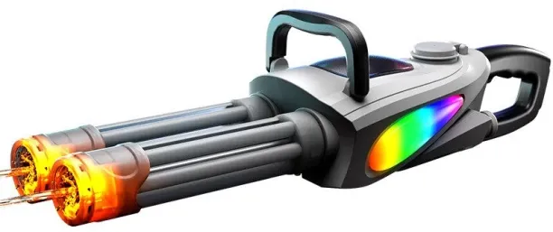 Solala Gatling Water Gun，Electric Gatling Water Gun for Adults and Kids, Double Barrel Automatic Sq…
