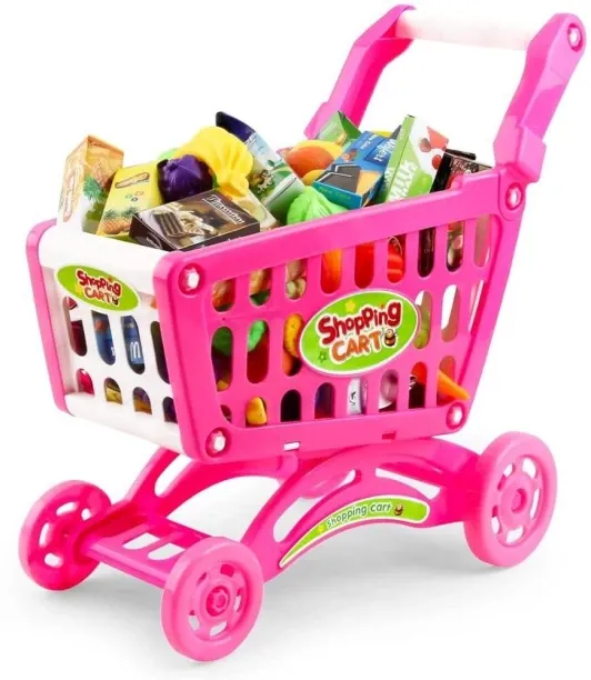 Teeto Toys Cart Cruise Adventure Playset - Shopping Cart Toy - Toys for Girls Role Play Toy