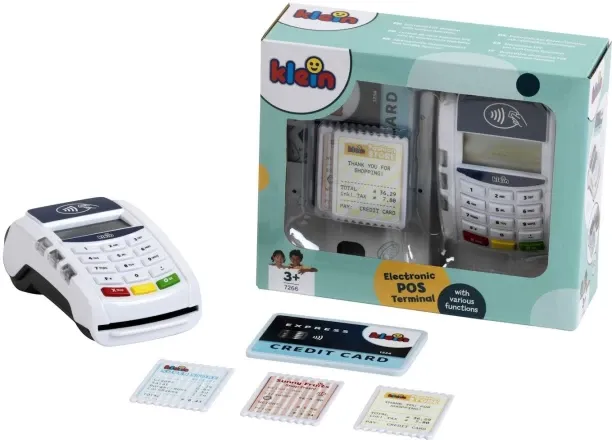 Klein Toys Electronic Toy Payment Terminal with Light & Sound Role Play Toy