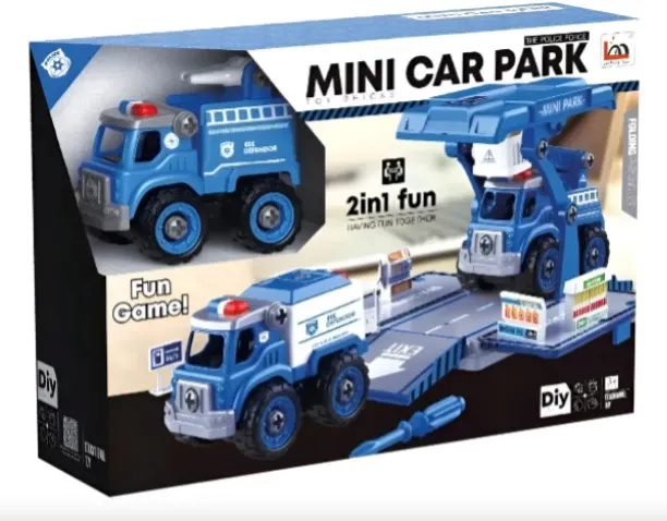 Mini Car Park Vehicles Role Play Toy