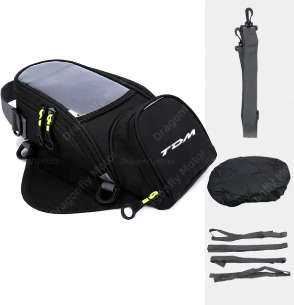 MAX (Black)Motorcycle Fuel Motorcycle Bags Mobile Phone Navigation Tank For Yamaha TDM 850 1991-200…