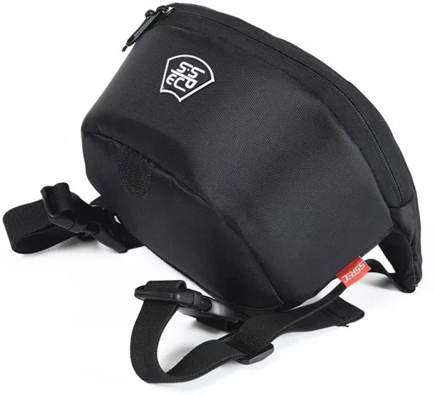 MAX (Black)New Upgraded Waterproof Front Motorcycle Bag Motorcycle Waist Bag Motorcycle Front Winds…