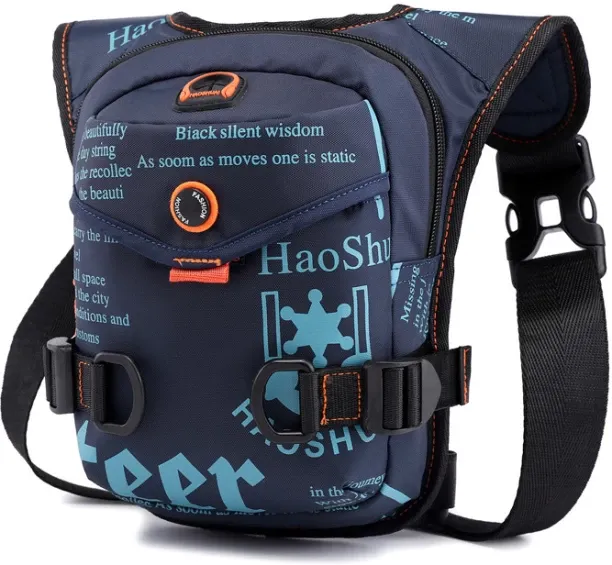 MAX (Camouflage)Waist Pack Hip Leg Bag for Men Motorcycle Waterproof Nylon Male Rider Messenger Sho…