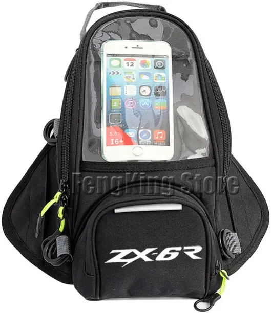 MAX (Black)For Kawasaki Ninja ZX6R ZX-6R ZX 6R Motorcycle Magnetic Motorcycle Bags Riding Motorcycl…