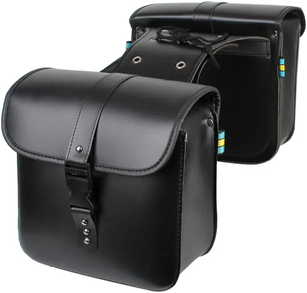 MAX (Black)Motorcycle Saddle Motorcycle Bags Side Tail Luggage Motorcycle Bagss Suitcase Storage To…