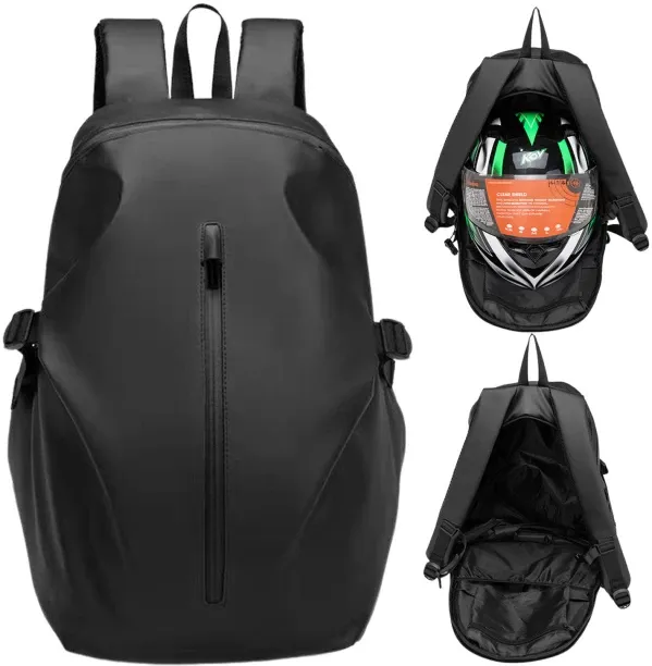 MAX (Black)Motorcycle Backpack Waterproof Moto Motorcycle Backpack Cycling Backpack Lightweight Pac…