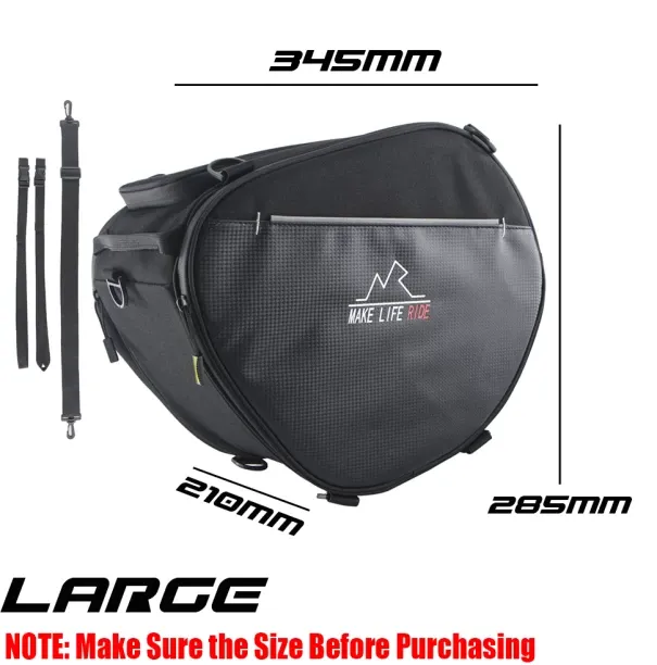 MAX (Large)Motorcycle Waterproof Scooter Pedal Bag For BMW C400X C400 X 2019 2020 2021 C 400X Outdo…