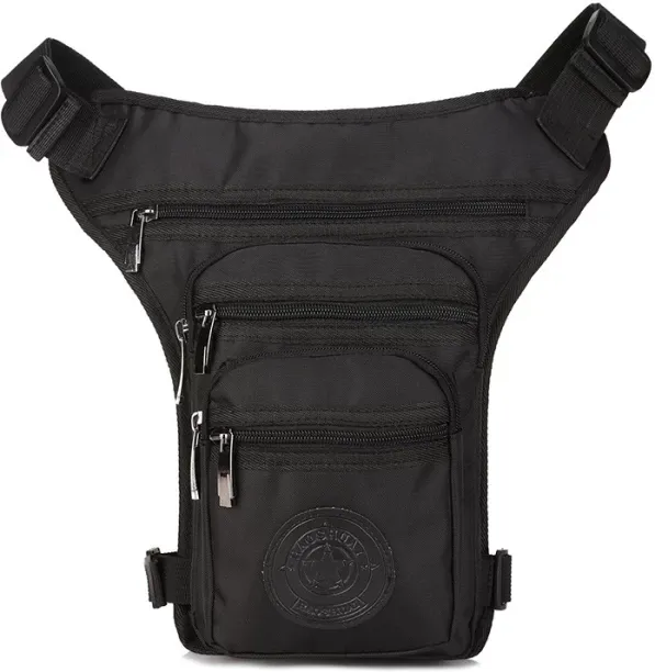 MAX (ACU)Motorcycle Men Nylon Waist Bags Military Rider Belt Fanny Pack Thigh Drop Leg Hip Pouch Po…