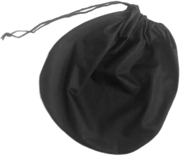 MAX (black)Helmet Bag Plush Soft Drawstring Pocket Dust Proof Good Toughness Full Half Helmet Stora…