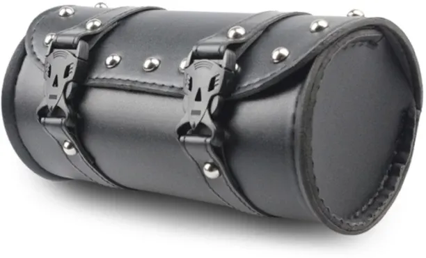 MAX (Black)Universal Motorcycle Handlebar Bag Durable Waterproof Leather Saddlebags Large Capacity …