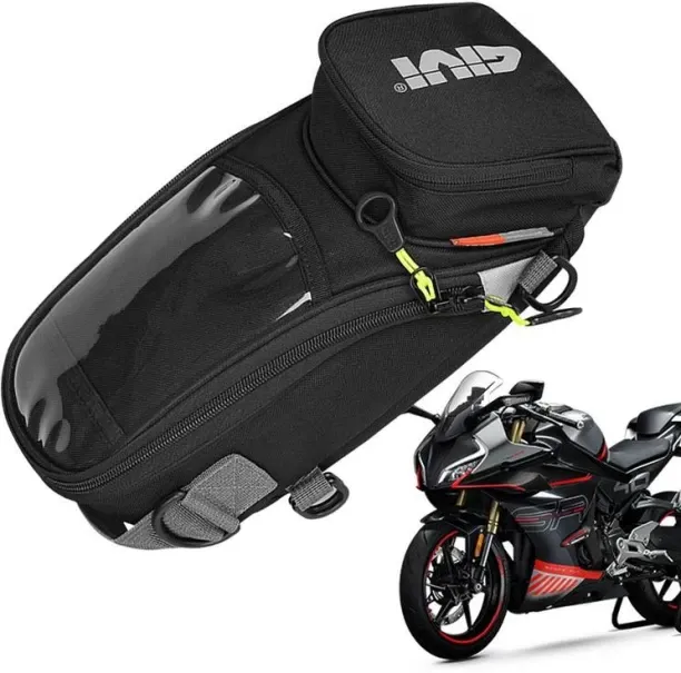 MAX Motorcycle Tank Motorcycle Bags Non-slip Black Motorbike Strong Magnetic Motorcycle Bags Motorc…