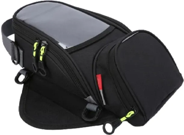 MAX (Silver)Black Unisex Motorcycle Tank Motorcycle Bags Multifunctional Small Oil Reservoir Packag…