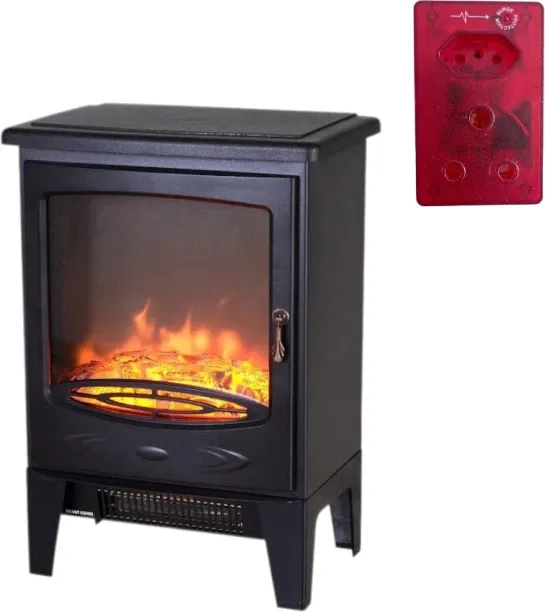 CONDERE ZR-8001 ELECTRIC FIREPLACE HEATER WITH SURGE PROTECTION Electric Place Heater