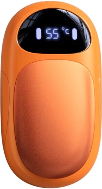 TAOJIANG Two-in-one hand heater and portable charger | Mini rechargeable heater with digital temper…
