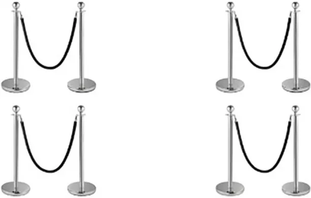 Premium Stanchion Rope With Ball Top Twisted Rope P4 Braided Rope