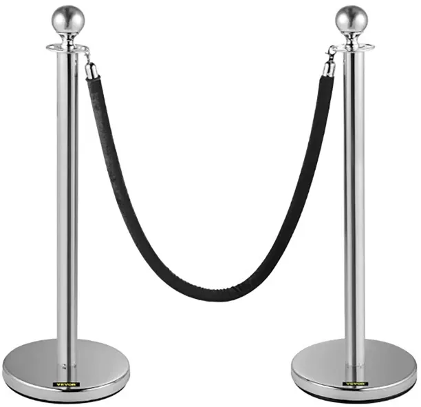 Luxury Stanchion Rope With Ball Top Twisted Rope