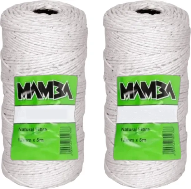 Mamba Ropes And Twines Twine Cotton 304 2mm 500G 165m Braided Rope