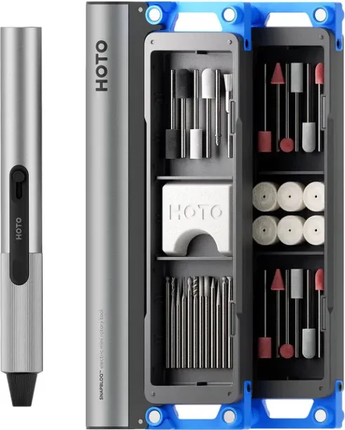 Hoto SNAPBLOQ R-A04 Electric Mini Rotary Tool Kit (38-Piece) Rotary Tool