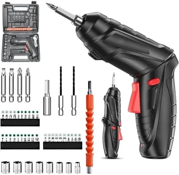 Granty 47 in 1 Electric Screwdriver| Cordless Drill Screwdriver Bits Set |Electric Portable Drill D…