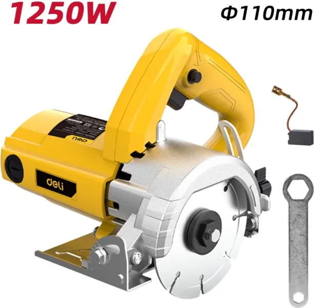 Deli Tools Circular saw marble cutter 1250W 110mm Rotary Tool