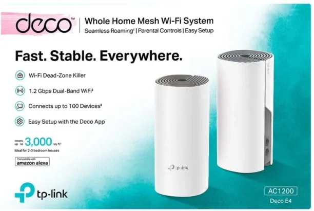 TP-Link Deco E4 (2 1200 Mbps Mesh Router
