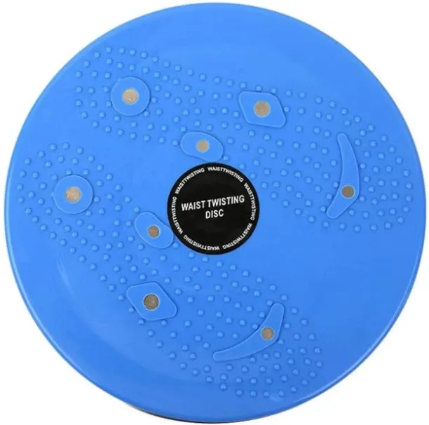 HOME GYM Twisting Waist Disc Body Shaping Machine Rotating Board Aerobic Exercise - Blue Fixed Rowi…