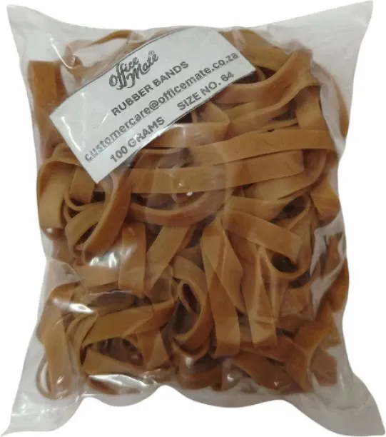Office Mate Elastic 100g bag Size 64 Rubber Band