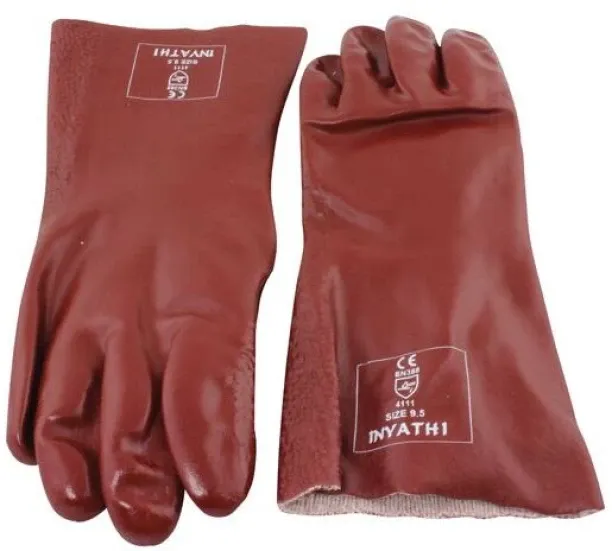 Skudo AG-AGGPVC20HW Rubber  Safety Gloves