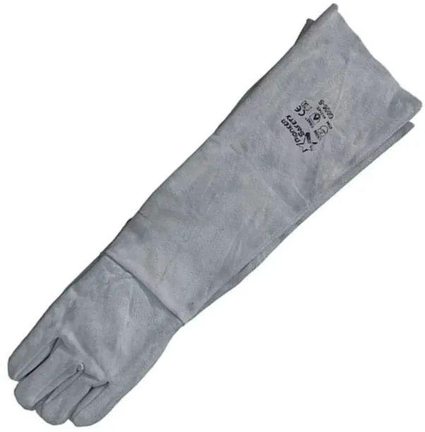 Pioneer Safety Gloves Leather Welding Chrome Cow Split D/Palm Shoulder 16" Large Leather  Safety Gl…