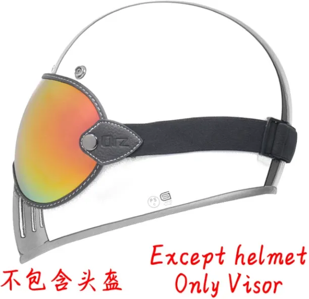 MAX Use sun visors that are compatible with all motorcycle helmets Helmet glass Retro, off-road, ha…