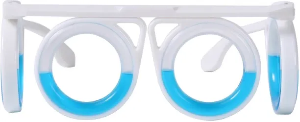 Happyfun seasickness，Anti-Motion Sickness Liquid Glasses， Laboratory  Safety Goggle