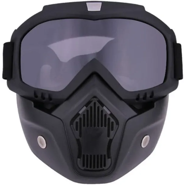 MAX (Silver)2022 New Adult Removable Winter Snow Sports Motorcycle Goggles Ski Snowboard Snowmobile…