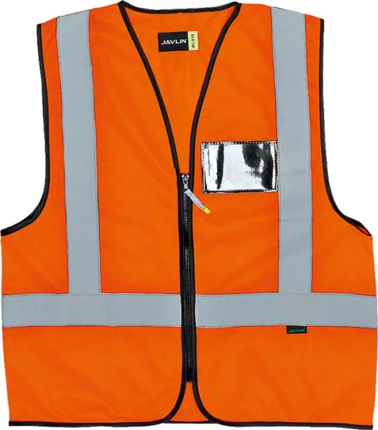 Javlin Workwear Hi-Vis Reflective Vest EN 20471 Safety Jacket