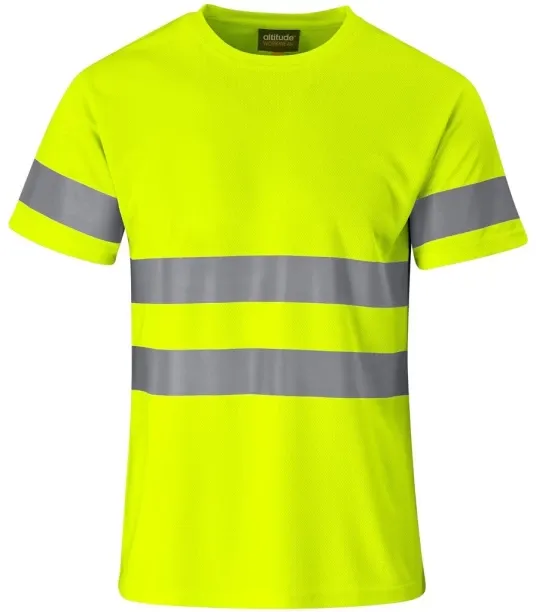 Construction Hi-Viz Reflective T-Shirt-yellow Safety Jacket