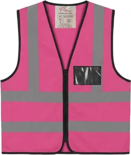 Passion High Visibility Reflective Vest with Zip & ID Pocket | Size: Medium Safety Jacket