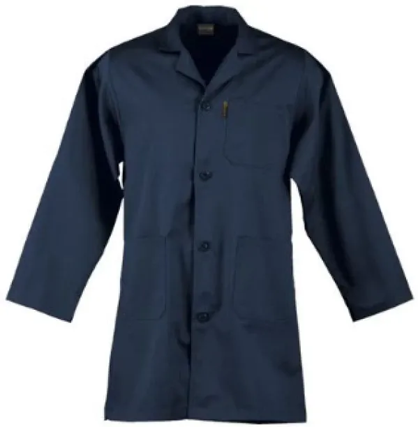 Better Buys Dust Coat Polycotton Protective 3 Pocket Button Down Coat Safety Jacket