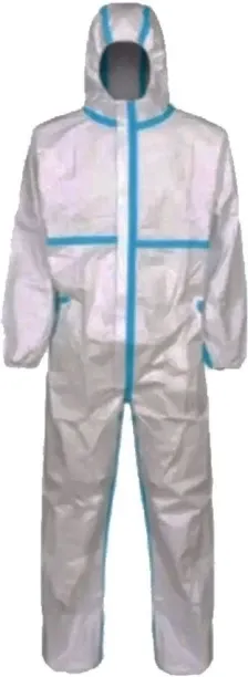 Pioneer Safety Overall Disposable Premium - X Large Polypropylene Zipper Hooded Paint Coverall for …