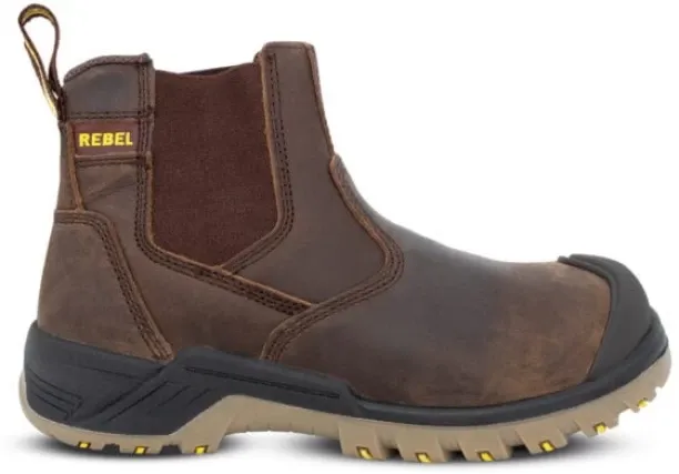 Rebel Steel Toe Leather Safety Shoe